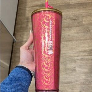 Starbucks Wicked Pink Glitter Cold Cup (24 oz.)